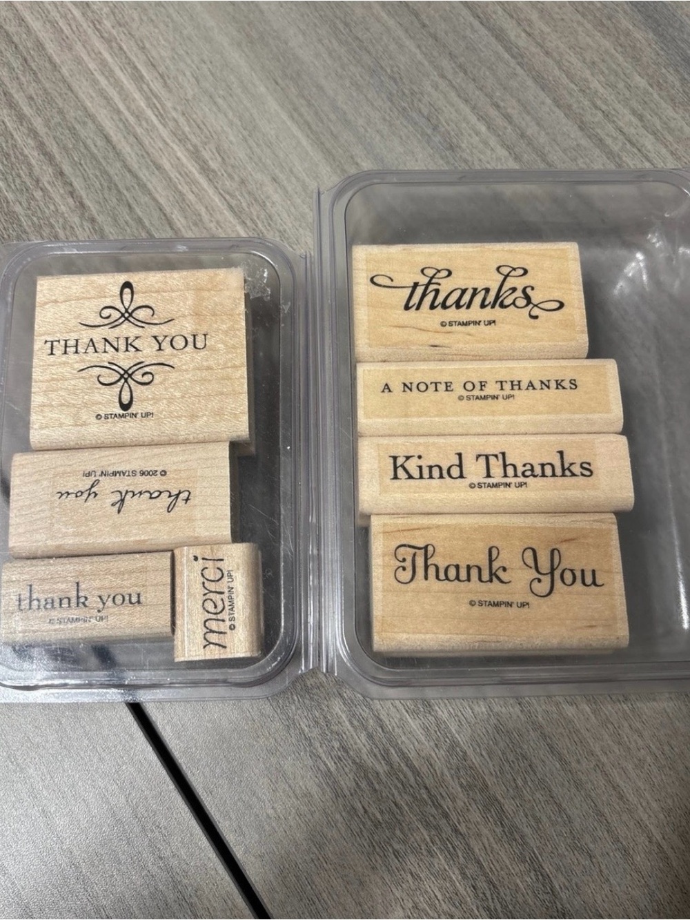 Stampin' Up! Thank You Sets